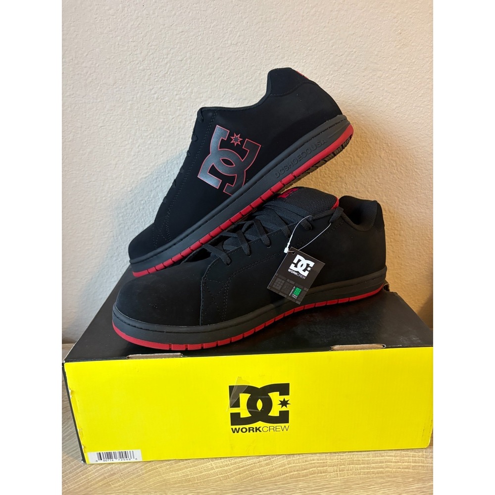 DC Gaveler DC60431 Mens 14M Black MaxTrax Comp‎ Toe EH Slip-Resistant Work Shoes